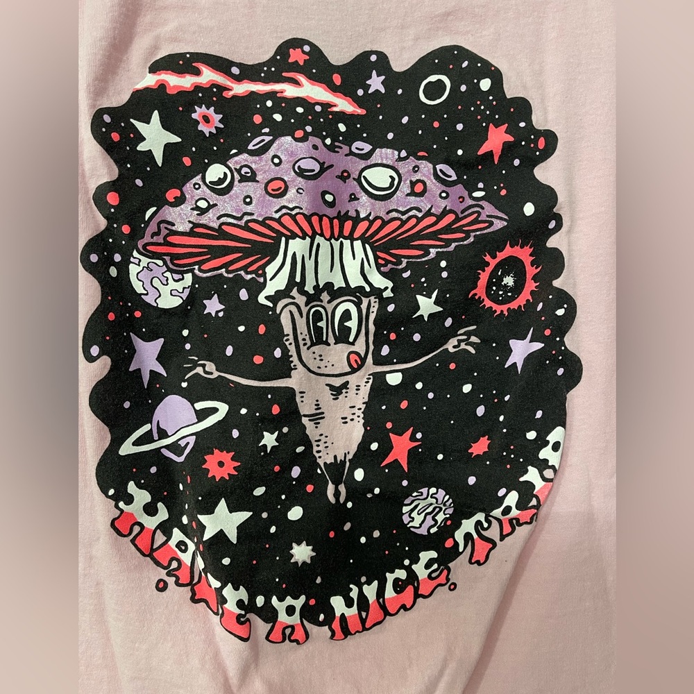 Pink Mushroom Shirt